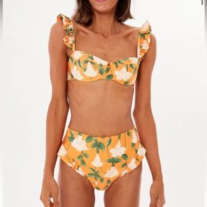 Agua by Agua Bendita Sabanero Donado Kiwi Bikini Top